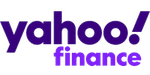 Yahoo Finance color logo on white background