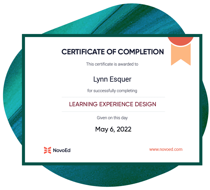 Learning Experience Design Course LXD Certificate & Training NovoEd