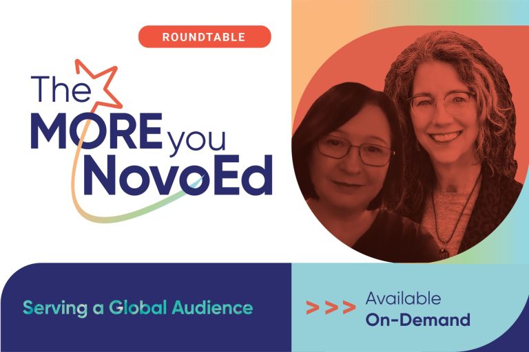 The More You NovoEd page - Serving a Global Audience (Sept 2024)