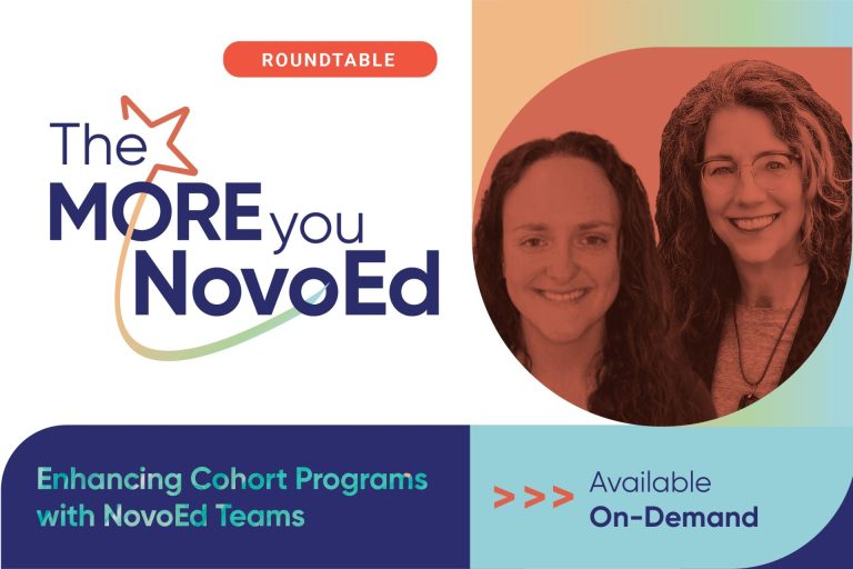 The More You NovoEd page - Cohort Programs NovoEd Teams image