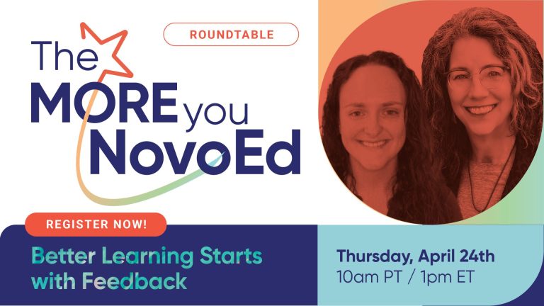 The More You NovoEd Banner for Better Learning Starts with Feedback episode
