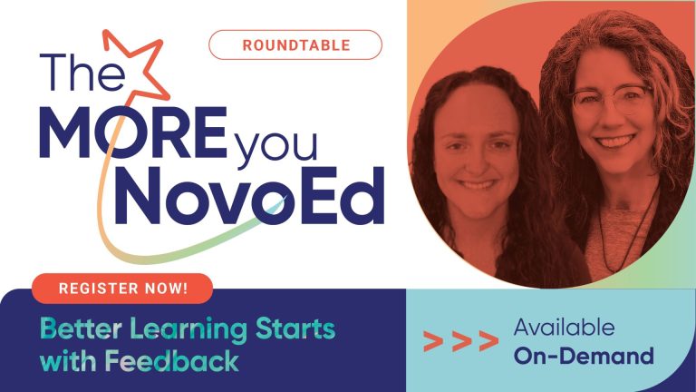Banner Better Learning Starts with Feedback The More You NovoEd