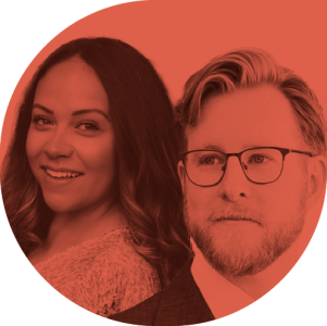 The More You NovoEd headshots Amberly Santana and Rhys Goulbourn