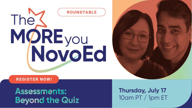 The More You NovoEd July 2025 Assessments Beyond the Quiz Banner